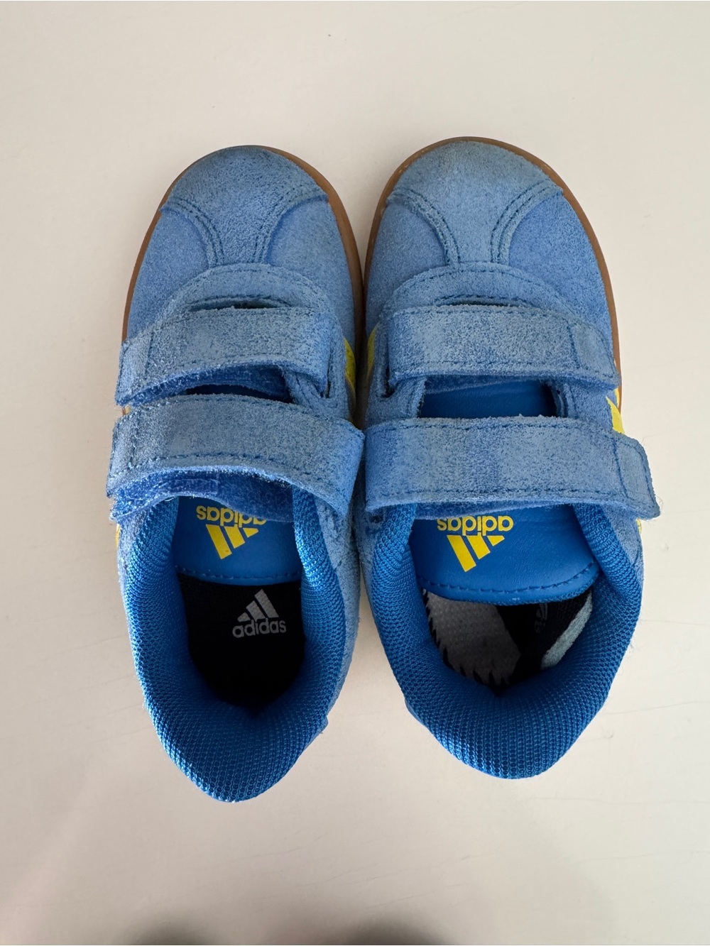 adidas Toddler Blue Velcro Sneakers